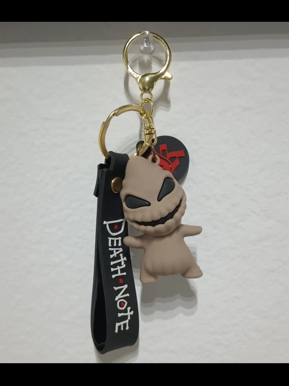 OOGIE BOOGIE NIGHTMARE BEFORE CHRISTMAS KEYCHAIN WITH WRIST STRAP